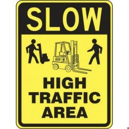Accuform SURFACE DRIVING CONDITIONS SIGN FRW514RA FRW514RA